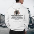 Cat Exhausted Teacher Exhausterwhelmulated Definition Men's Hoodie Back Print, novelty gifts, funny gifts Cat Exhausted Teacher Exhausterwhelmulated Definition Men's Hoodie Back Print, novelty gifts, funny gifts