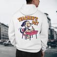 Cute Elementary School Student Dog Teacher's Pet Men's Hoodie Back Print, novelty gifts, funny gifts Cute Elementary School Student Dog Teacher's Pet Men's Hoodie Back Print, novelty gifts, funny gifts