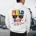 Field Day 2025 Let The Games Begin Kids Boys Girls Teachers Men's Hoodie Back Print, novelty gifts, funny gifts