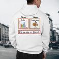 First Data Then Thanksgiving Im Earning A Break Sped Teacher Men's Hoodie Back Print, novelty gifts, funny gifts