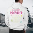 Full Heart Daycare Provider Nanny Au Pair Pre-K Teacher Men's Hoodie Back Print, novelty gifts, funny gifts