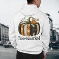Fun Fall Book Lover Cute Teacher Student Halloween Men's Hoodie Back Print, novelty gifts, funny gifts