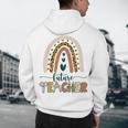Future Teacher Boho Rainbow Leopard New Grad Student Men's Hoodie Back Print, novelty gifts, funny gifts Future Teacher Boho Rainbow Leopard New Grad Student Men's Hoodie Back Print, novelty gifts, funny gifts