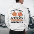 Groovy I Teach The Cutest Pumpkins In The Patch For Teacher Men's Hoodie Back Print, novelty gifts, funny gifts