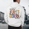 Happy First Day Of School PE Teacher Life Back To School Men's Hoodie Back Print, novelty gifts, funny gifts