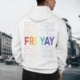 Happy Fri Yay Teacher Friday Saying Men's Hoodie Back Print, novelty gifts, funny gifts Happy Fri Yay Teacher Friday Saying Men's Hoodie Back Print, novelty gifts, funny gifts