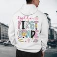 Hello First Grade Teacher Coquette Pencil Bow Back To School Men's Hoodie Back Print, novelty gifts, funny gifts Hello First Grade Teacher Coquette Pencil Bow Back To School Men's Hoodie Back Print, novelty gifts, funny gifts