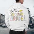 Hello Second Grade Team 2nd Grade Back To School Teacher Kid Men's Hoodie Back Print, novelty gifts, funny gifts Hello Second Grade Team 2nd Grade Back To School Teacher Kid Men's Hoodie Back Print, novelty gifts, funny gifts