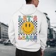Let's Learn Today Smile Face Back To School For Teacher Kids Men's Hoodie Back Print, novelty gifts, funny gifts