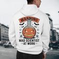 Mad Scientist Pumpkin Science Teacher Halloween Costume Kids Men's Hoodie Back Print, novelty gifts, funny gifts Mad Scientist Pumpkin Science Teacher Halloween Costume Kids Men's Hoodie Back Print, novelty gifts, funny gifts