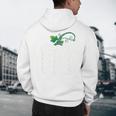 Music Notes Pumpkin Fall Music Teacher Men's Hoodie Back Print, novelty gifts, funny gifts