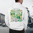 One Lucky Teacher St Patrick's Day Irish Teacher Lucky Era Men's Hoodie Back Print, novelty gifts, funny gifts