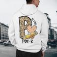 P Is For Pre K Teacher Leopard First Day Of School For Men Women Girls Kids Men's Hoodie Back Print, novelty gifts, funny gifts P Is For Pre K Teacher Leopard First Day Of School For Men Women Girls Kids Men's Hoodie Back Print, novelty gifts, funny gifts