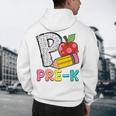 P Is For Pre-K Teacher Pencil Apple Back To School Men's Hoodie Back Print, novelty gifts, funny gifts P Is For Pre-K Teacher Pencil Apple Back To School Men's Hoodie Back Print, novelty gifts, funny gifts