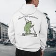 Pre K Grade Teacher Frog Back To School Preschool Men's Hoodie Back Print, novelty gifts, funny gifts