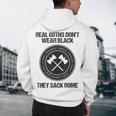 Real Goths Sack Rome History Teacher Men's Hoodie Back Print, novelty gifts, funny gifts