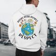 Reduce Reuse Recycle Respect Earth Day Teacher Girl Women Men's Hoodie Back Print, novelty gifts, funny gifts Reduce Reuse Recycle Respect Earth Day Teacher Girl Women Men's Hoodie Back Print, novelty gifts, funny gifts
