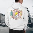 Retro ABCD Transitional Kindergarten Teacher Tour TK Teacher Men's Hoodie Back Print, novelty gifts, funny gifts Retro ABCD Transitional Kindergarten Teacher Tour TK Teacher Men's Hoodie Back Print, novelty gifts, funny gifts