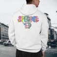 Retro Checkered Special Education Teacher Back To School Men's Hoodie Back Print, novelty gifts, funny gifts