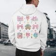 School Pencils And Bows Teacher Bow Coquette Pencil Girls Men's Hoodie Back Print, novelty gifts, funny gifts