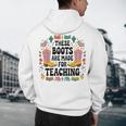 These Boots Are Made Teaching Western Cowboy Teacher Men's Hoodie Back Print, novelty gifts, funny gifts These Boots Are Made Teaching Western Cowboy Teacher Men's Hoodie Back Print, novelty gifts, funny gifts