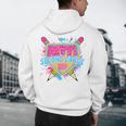 Second Grade Drip Ice Cream Home Plate Baseball Teachers Kid Men's Hoodie Back Print, novelty gifts, funny gifts