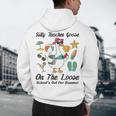Silly Teacher Goose On The Loose School Out Summer Women Men Men's Hoodie Back Print, novelty gifts, funny gifts Silly Teacher Goose On The Loose School Out Summer Women Men Men's Hoodie Back Print, novelty gifts, funny gifts