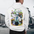 Skeleton Mad Scientist Halloween Costume Science Teacher Men's Hoodie Back Print, novelty gifts, funny gifts Skeleton Mad Scientist Halloween Costume Science Teacher Men's Hoodie Back Print, novelty gifts, funny gifts