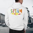 Steam Teacher Science Tech Engineering Arts Maker Men's Hoodie Back Print, novelty gifts, funny gifts