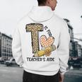 T Is For Teacher’s Aide Back To First Day Of School Leopard Men Women Girls Kids Men's Hoodie Back Print, novelty gifts, funny gifts T Is For Teacher’s Aide Back To First Day Of School Leopard Men Women Girls Kids Men's Hoodie Back Print, novelty gifts, funny gifts