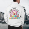 It Takes A Big Heart To Shape Little Minds Teacher Assistant Men's Hoodie Back Print, novelty gifts, funny gifts
