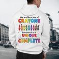 Teacher We Are Like a Box Of Crayons Back To School Men's Hoodie Back Print, novelty gifts, funny gifts Teacher We Are Like a Box Of Crayons Back To School Men's Hoodie Back Print, novelty gifts, funny gifts