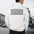 Teacher Checkered Racing Teacher Appreciation Men Women Men's Hoodie Back Print, novelty gifts, funny gifts Teacher Checkered Racing Teacher Appreciation Men Women Men's Hoodie Back Print, novelty gifts, funny gifts