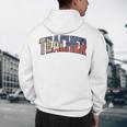 Teacher Filipino Vintage Heritage DNA Flag Men's Hoodie Back Print, novelty gifts, funny gifts Teacher Filipino Vintage Heritage DNA Flag Men's Hoodie Back Print, novelty gifts, funny gifts