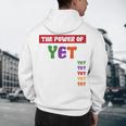 Teacher Growth Mindset Power Of Yet Men's Hoodie Back Print, novelty gifts, funny gifts Teacher Growth Mindset Power Of Yet Men's Hoodie Back Print, novelty gifts, funny gifts