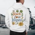 Teacher Inspire Love Men's Hoodie Back Print, novelty gifts, funny gifts Teacher Inspire Love Men's Hoodie Back Print, novelty gifts, funny gifts