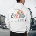 Teacher Of Visually Impaired Braille A Good Day To Learn Men's Hoodie Back Print, novelty gifts, funny gifts