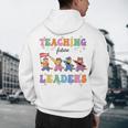 Teaching Future Leaders Otter Back To School Teacher Men's Hoodie Back Print, novelty gifts, funny gifts