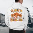 Thankful Teacher's Aide Thanksgiving Autumn Fall Women Men Men's Hoodie Back Print, novelty gifts, funny gifts