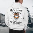 This Is My Tired Teacher Costume Skull Halloween Messy Bun Men's Hoodie Back Print, novelty gifts, funny gifts This Is My Tired Teacher Costume Skull Halloween Messy Bun Men's Hoodie Back Print, novelty gifts, funny gifts