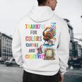 Turkey Thanksgiving Art Teacher Costume Tee For Artists Men's Hoodie Back Print, novelty gifts, funny gifts Turkey Thanksgiving Art Teacher Costume Tee For Artists Men's Hoodie Back Print, novelty gifts, funny gifts