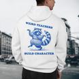 Weird Teachers Build Character Shirt Raccoon Dancing Men's Hoodie Back Print, novelty gifts, funny gifts Weird Teachers Build Character Shirt Raccoon Dancing Men's Hoodie Back Print, novelty gifts, funny gifts