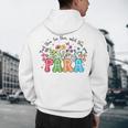 Wildflower Para Floral Paraprofessional Paraeducator Teacher Men's Hoodie Back Print, novelty gifts, funny gifts