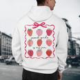 Women Second Grade Is My Jam Strawberry First Kids Teacher Men's Hoodie Back Print, novelty gifts, funny gifts