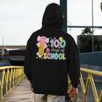100 Days Of School Preppy 100th Day Of School Teachers Girls Men's Hoodie Back Print, funny design 100 Days Of School Preppy 100th Day Of School Teachers Girls Men's Hoodie Back Print, funny design