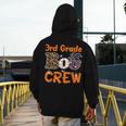 3rd Grade Boo Crew Halloween Teachers Students Costume Men's Hoodie Back Print, funny design