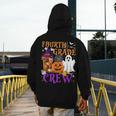 4th Grade Boo Crew Teacher Student Halloween Costume Men's Hoodie Back Print, 4th Grade Teacher Gifts, funny design