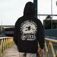 5th Grade Teacher By Day Witch By Night Halloween Men's Hoodie Back Print, funny design