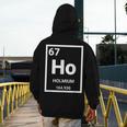6 7 Meme Science Teacher Chemistry Holmium Men's Hoodie Back Print, Science Teacher Gifts, funny design