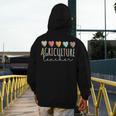 AG Teacher Future Farmer Agriculture Teacher Men's Hoodie Back Print, Future Teacher Gifts, funny design AG Teacher Future Farmer Agriculture Teacher Men's Hoodie Back Print, Future Teacher Gifts, funny design